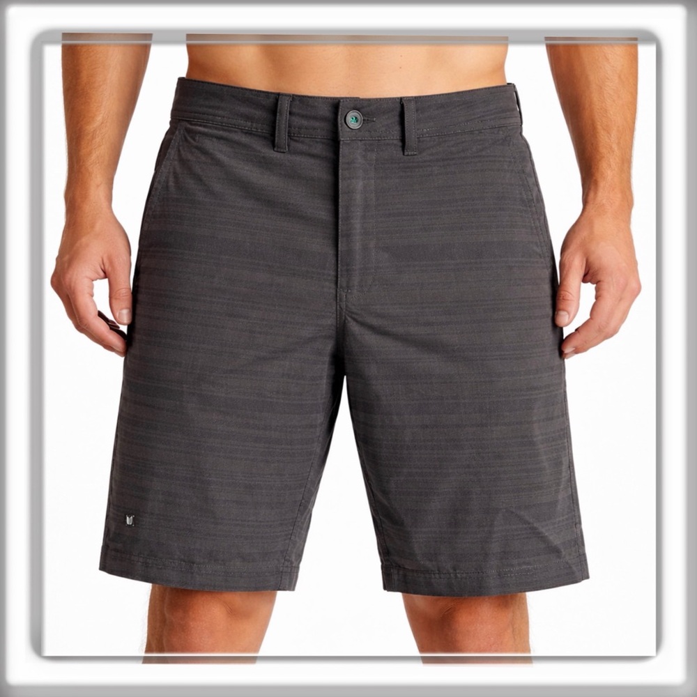 Linksoul Men's Hybrid Board Shorts Gray Size 33 Boardshort Golf Swimwear